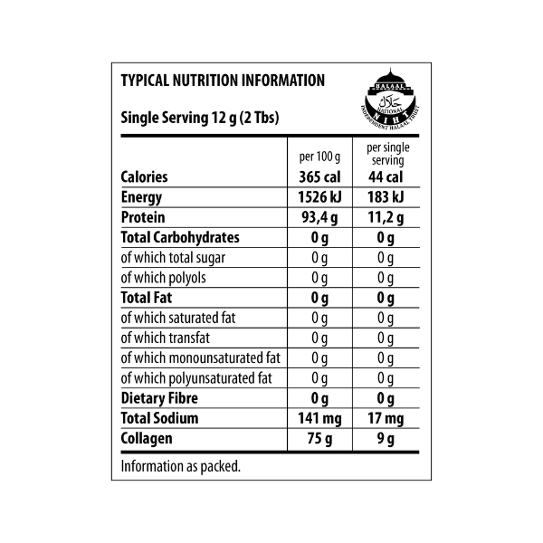 THT - Multi Collagen Powder (Type I, II and III) 200g