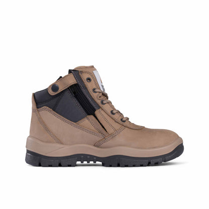 961 NON-SAFETY ZIPSIDER BROWN BOOT