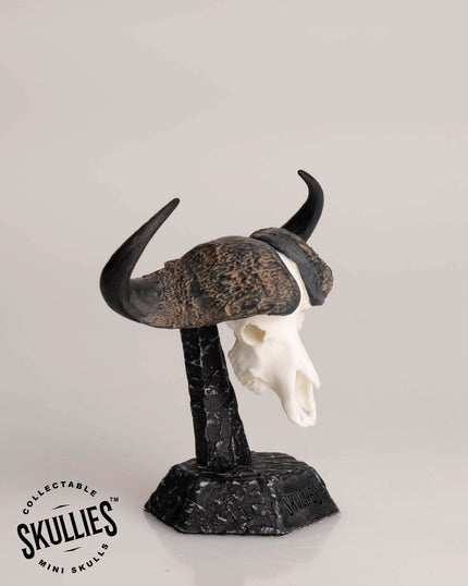 Resin Skullies - Miniature Replica Cape Buffalo Skull