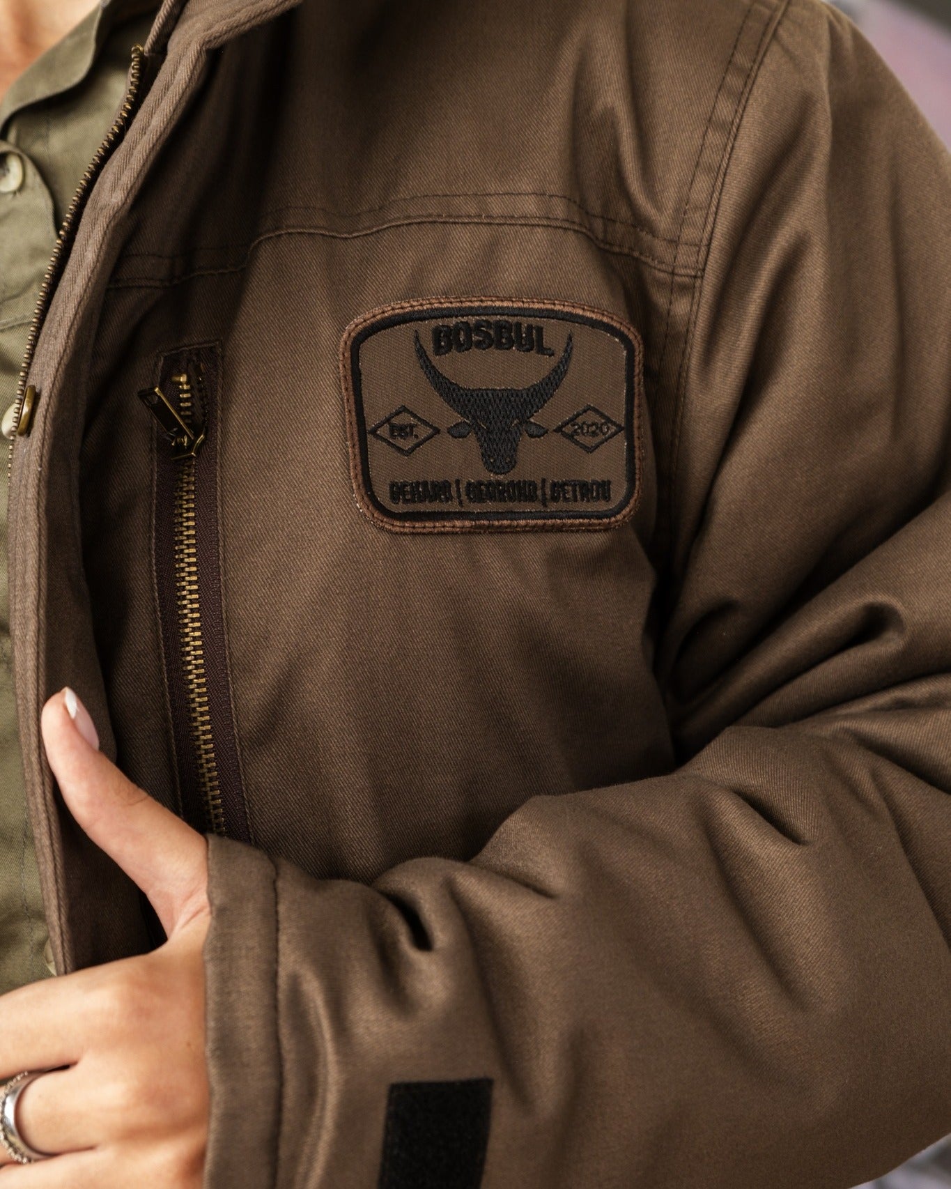 Bosbul Brown Parka Jacket