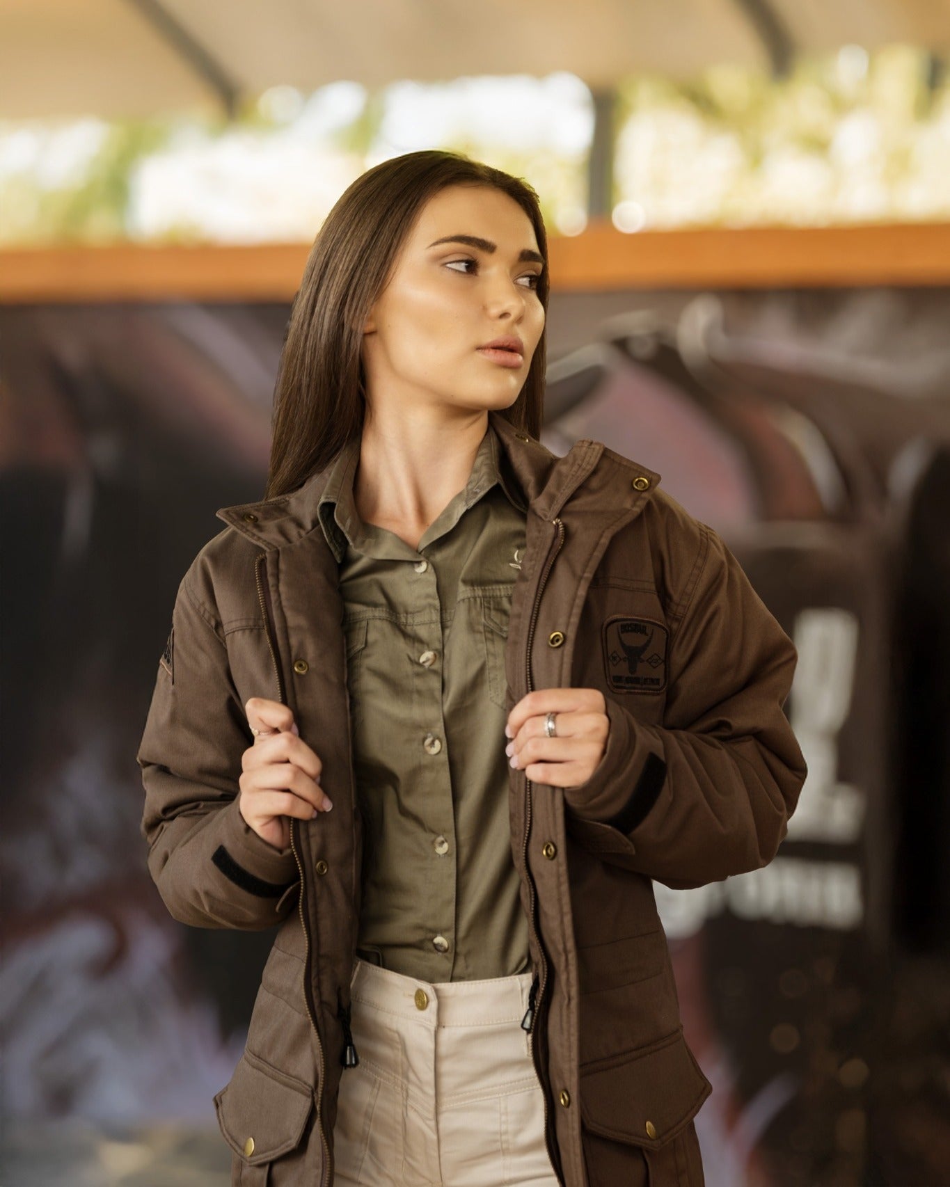 Bosbul Brown Parka Jacket
