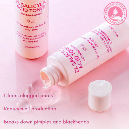 BHA Salicylic Acid 2% Toner with Niacinamide 125ml