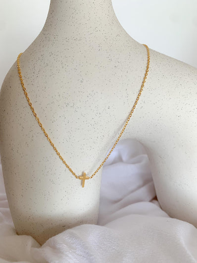 Mira Cross Necklace