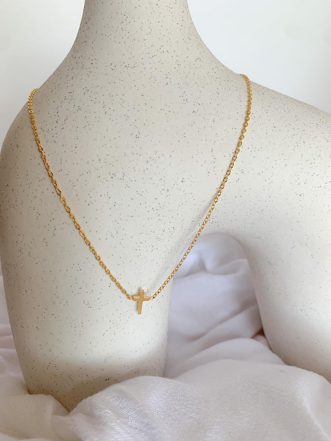 Mira Cross Necklace