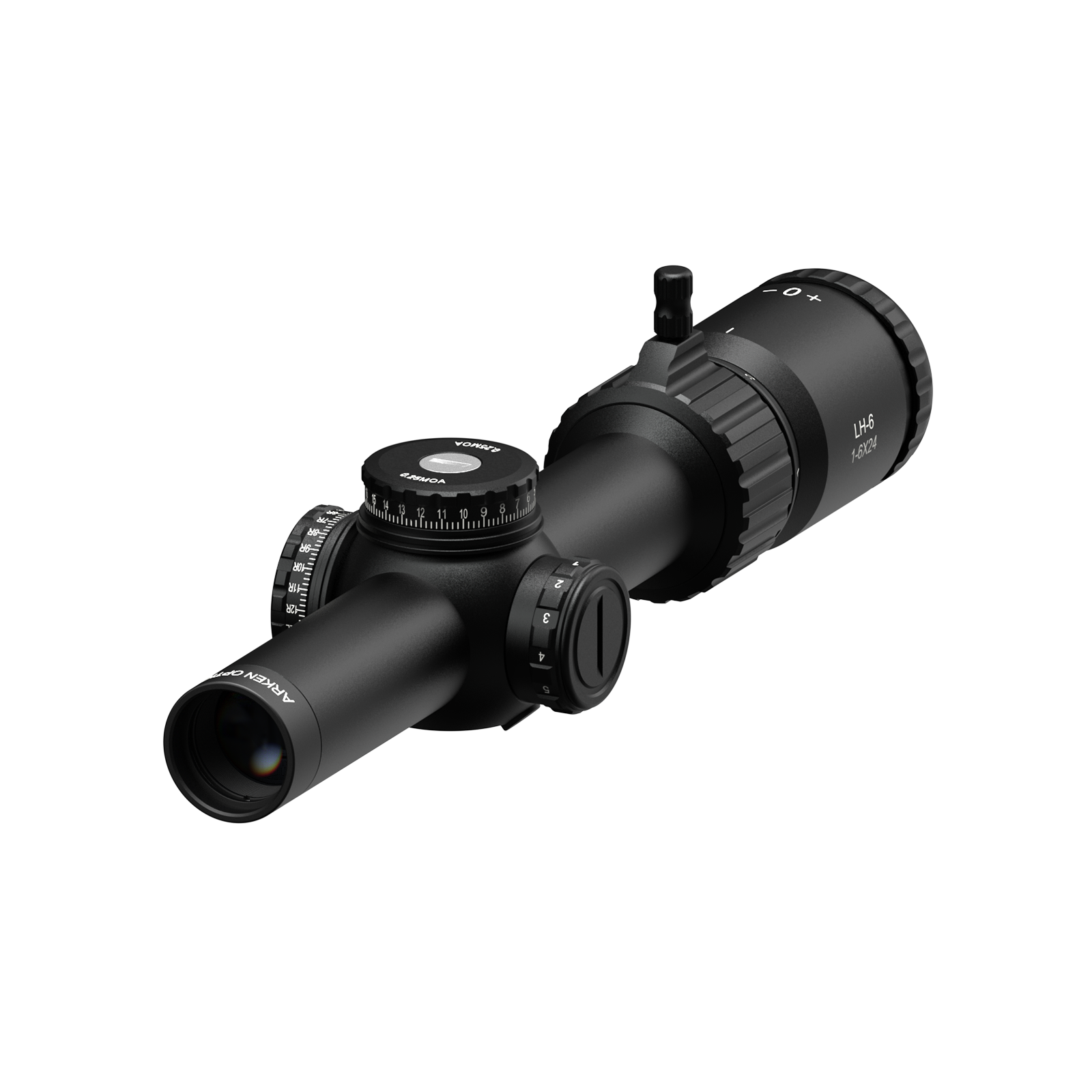 Arken Optics LH-6 1-6×24 SFP LPVO — Illuminated KLBOX — 30mm Tube