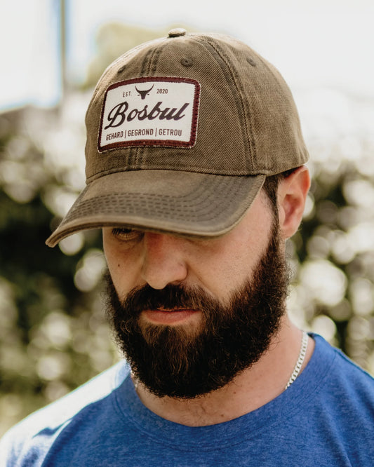 Rust Cotton With DTF Badge - Bosbul Cap