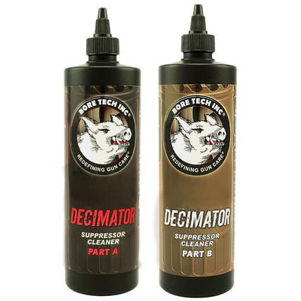 bore tech decimator suppressor cleaner -part a&b set 16OZ