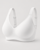 Plus Size White Jelly Bra | Wireless/Wide Straps