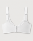 Plus Size White Jelly Bra | Wireless/Wide Straps