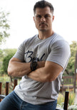 Bosbul Light Grey Melange T-Shirt