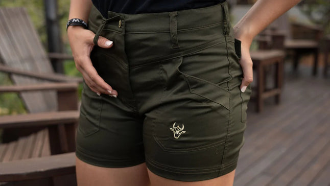 Bosbok Stretch Shorts - Olive