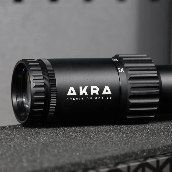 Akra GENESIS X 5-25×56 FFP MOA + 34mm Rings + ORIGIN X Unimount