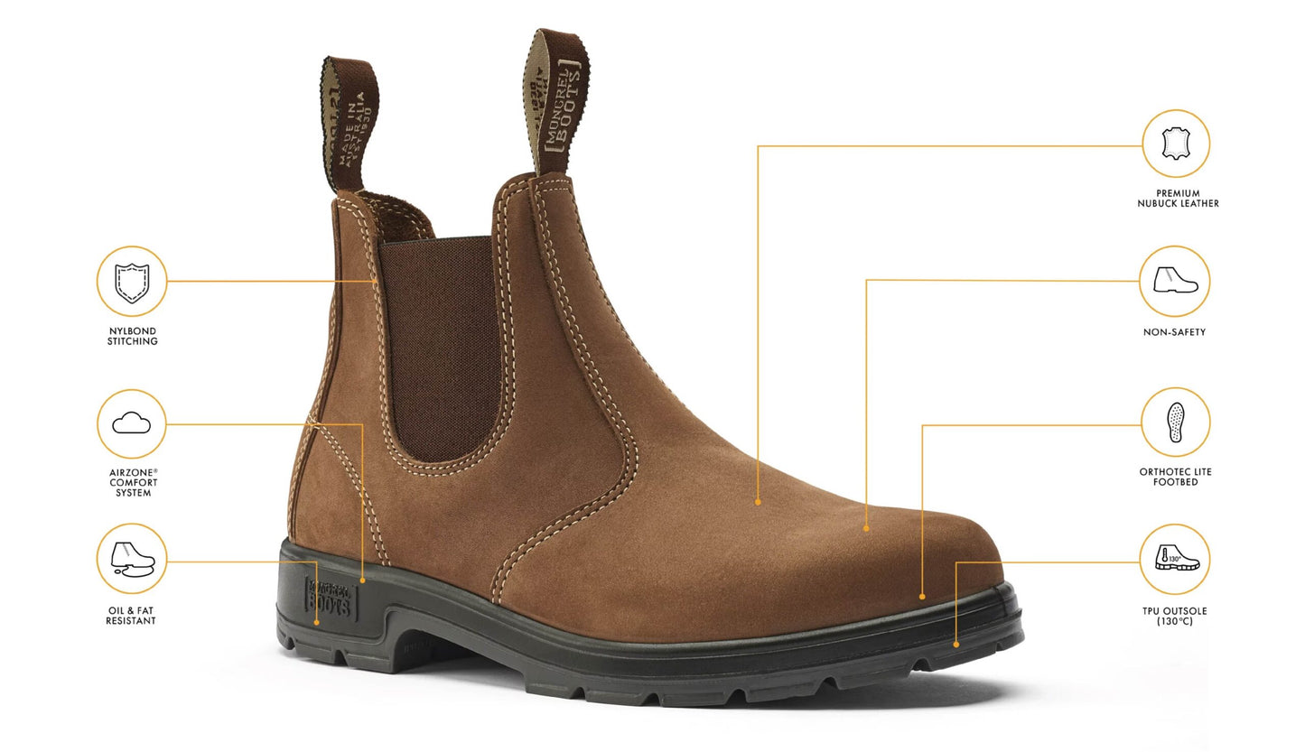 K9-1 VINTAGE BROWN - Mongrel Mens Boot