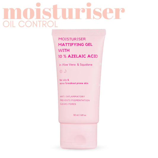 Mattifying Gel Moisturiser with 10% Azelaic Acid 50ml