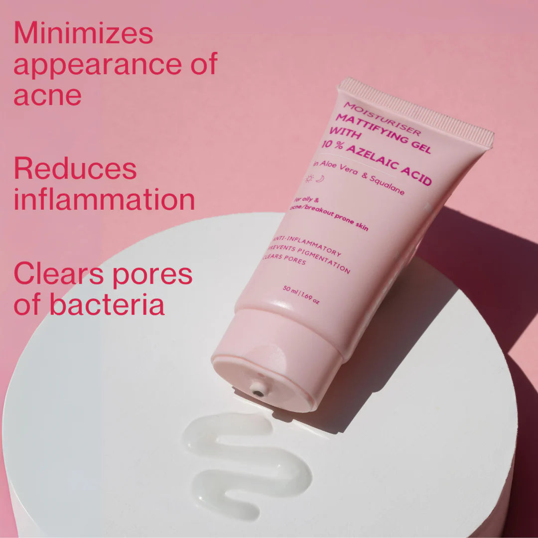 Mattifying Gel Moisturiser with 10% Azelaic Acid 50ml
