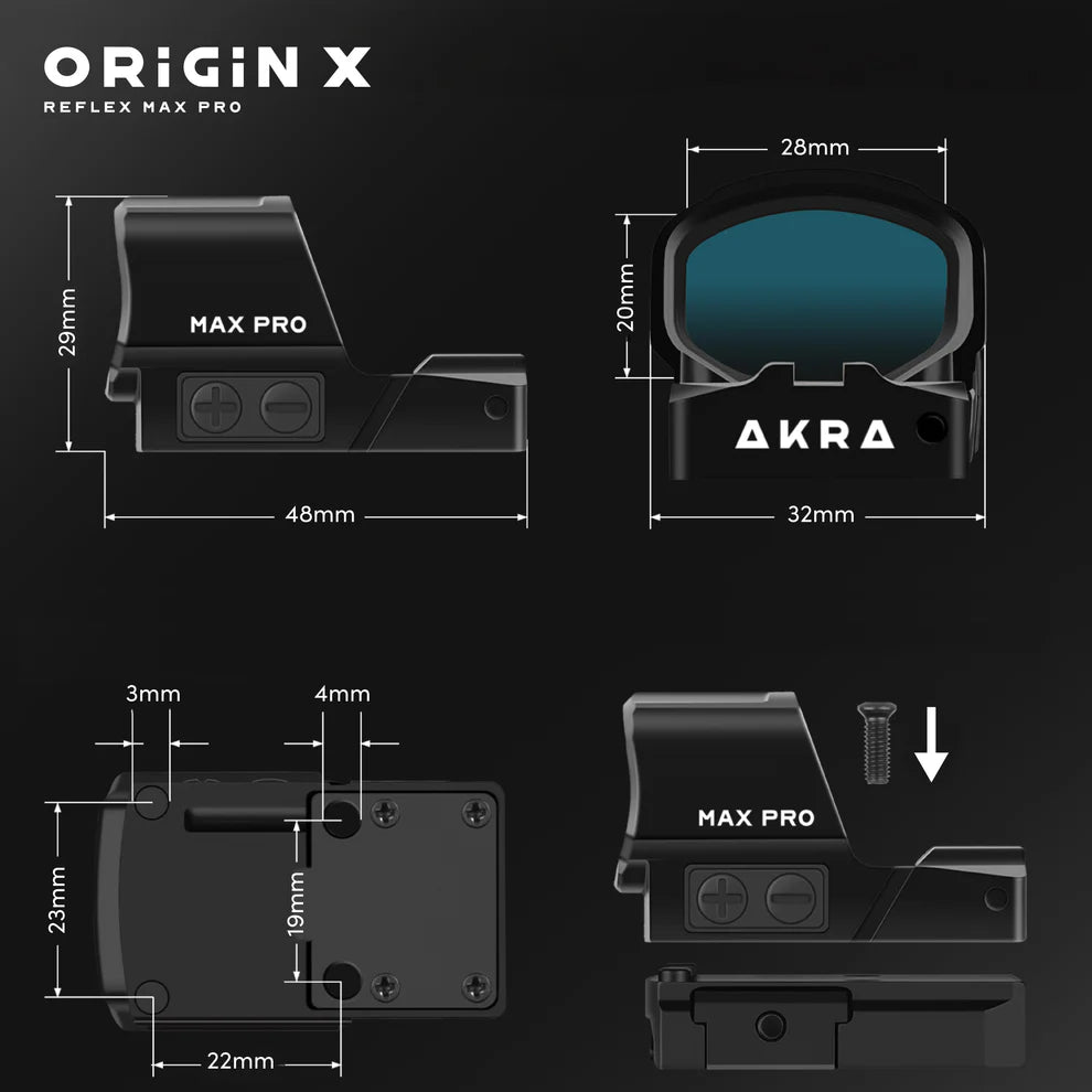 Akra ORIGIN X Reflex Max Pro Dot