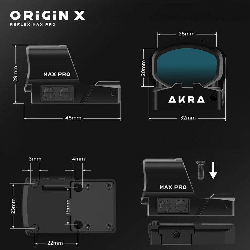 Akra ORIGIN X Reflex Max Pro Dot