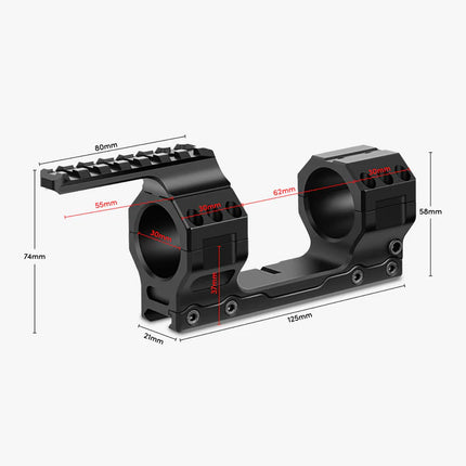 AKRA ORYX Pro Mount Midnight Black