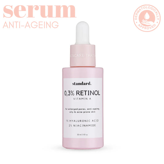 Retinol 0,3 (Vitamin A) % Serum with Niacinamide & Hyaluronic Acid 30ml