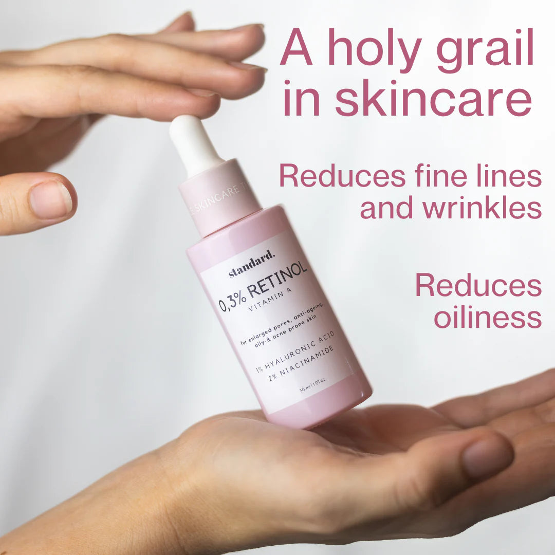 Retinol 0,3 (Vitamin A) % Serum with Niacinamide & Hyaluronic Acid 30ml
