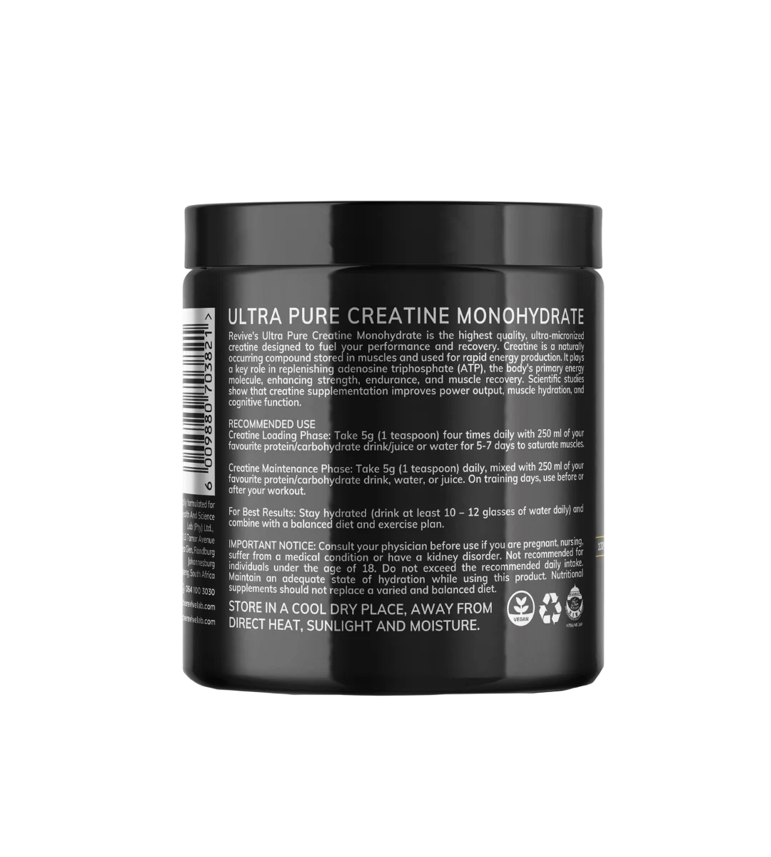 REVIVE - Ultra Pure Creatine Monohydrate 150g