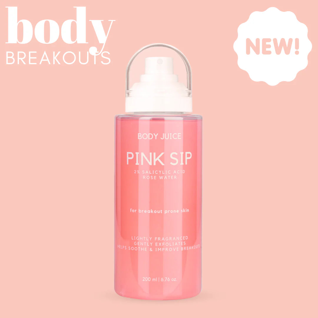 Pink Sip Body Mist with Rose Water & 2% Salicylic Acid 200ml