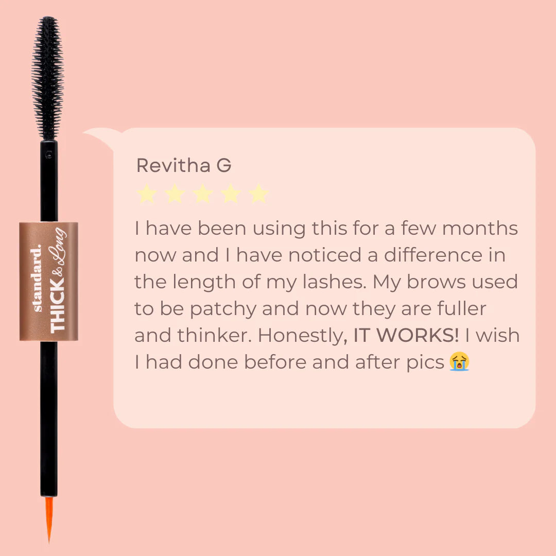 Thick & Long™ Lash Serum with Peptides, Hyaluronic Acid & Castor Oil