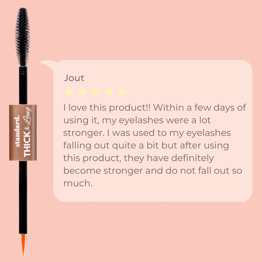 Thick & Long™ Lash Serum with Peptides, Hyaluronic Acid & Castor Oil