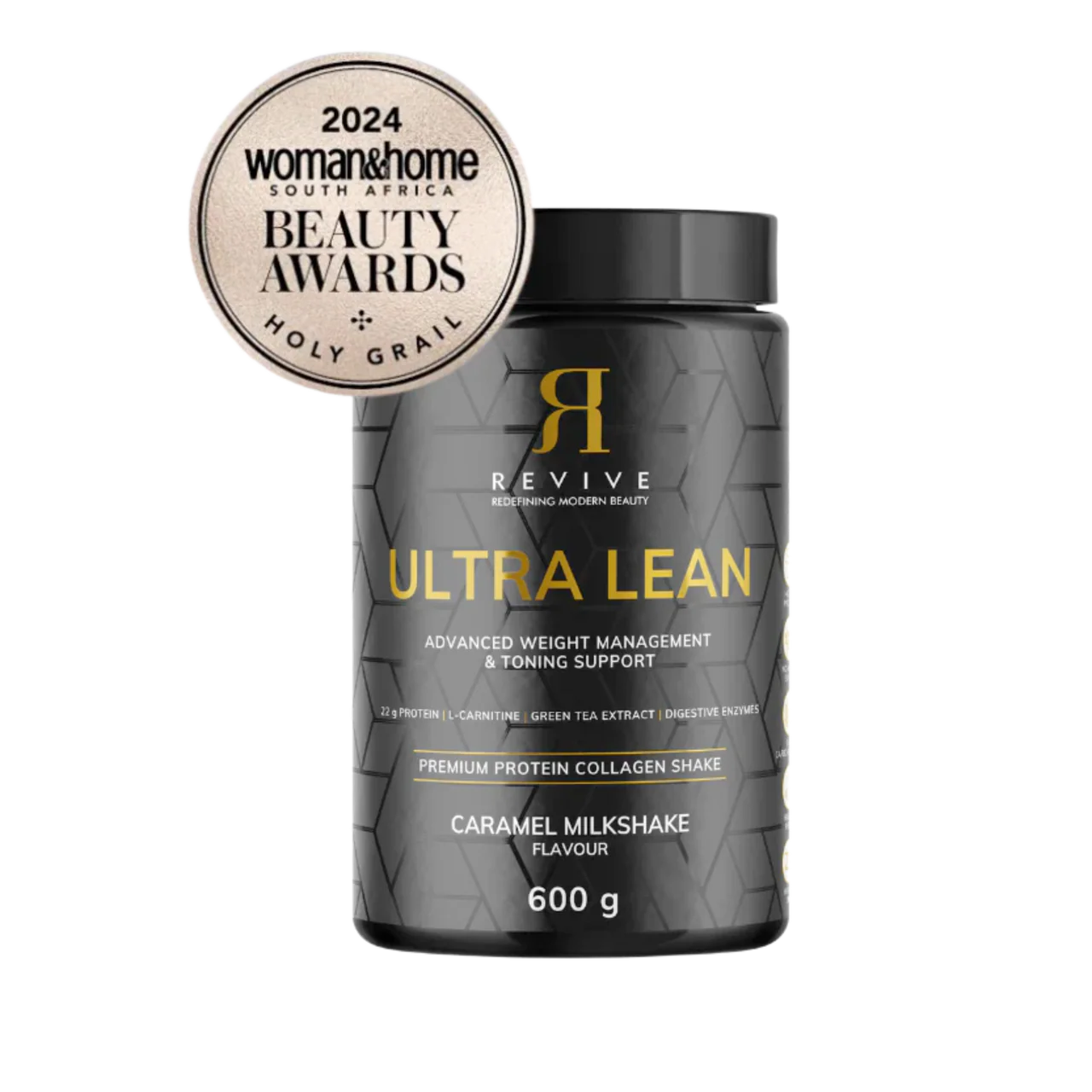 REVIVE - ULTRA LEAN COLLAGEN PROTEIN SHAKE Caramel Milkshake flavour 600g