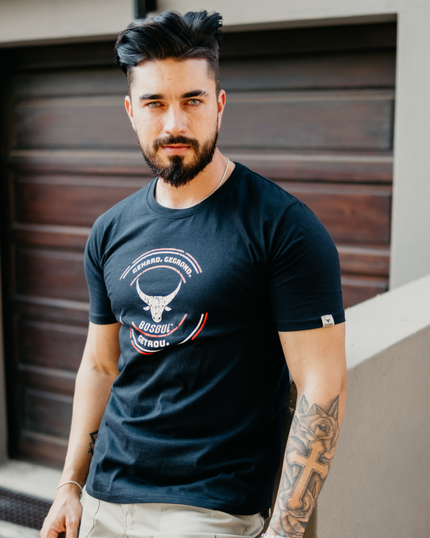 NEW Bosbul Black Round Red T-Shirt