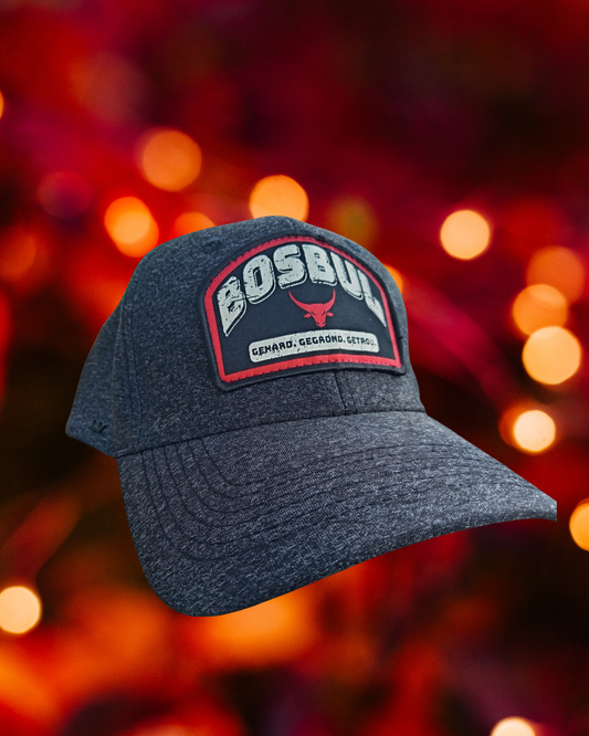 NEW Charcoal With Red Patch - Bosbul Cap