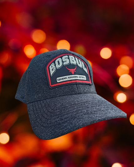 NEW Charcoal With Red Patch - Bosbul Cap