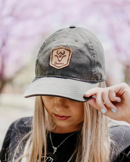 Olive Oilskin Bosbok Cap