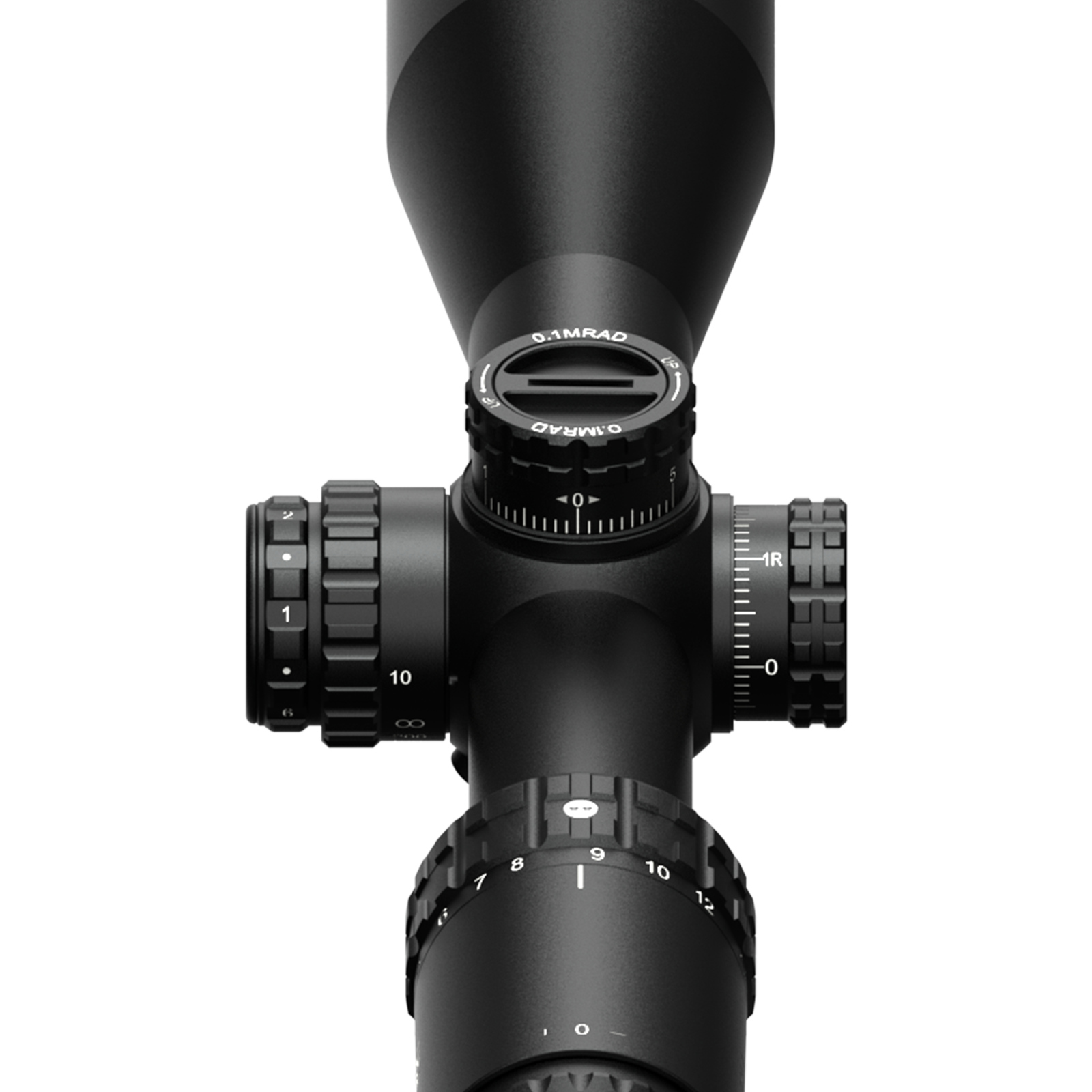 Arken Optics LH-4 6-24×50 FFP — Capped Tool-less Turrets — Illuminated — 30mm Tube