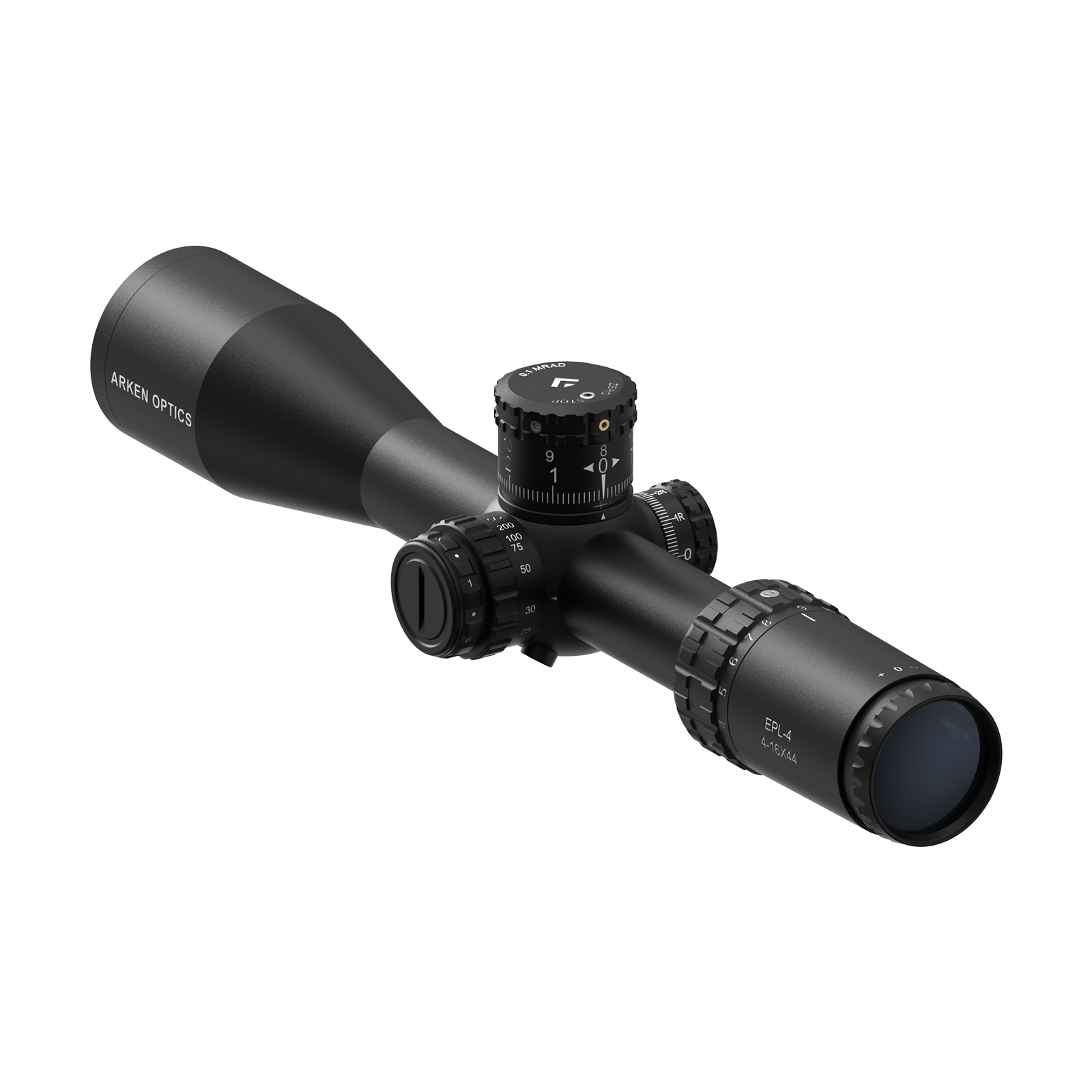 Arken Optics EPL-4 4-16×44 FFP VHR Illuminated — Zero Stop — 30mm Tube