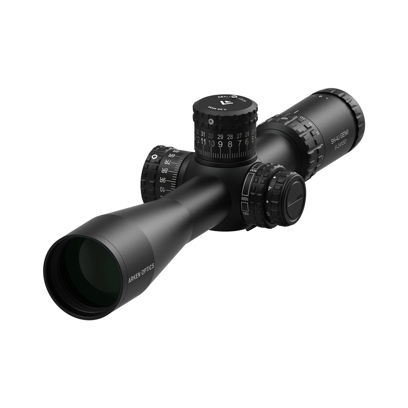 Arken Optics SH-4J 6-24×50 FFP — 34mm Tube