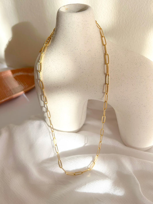 Mira Paperclip Necklace
