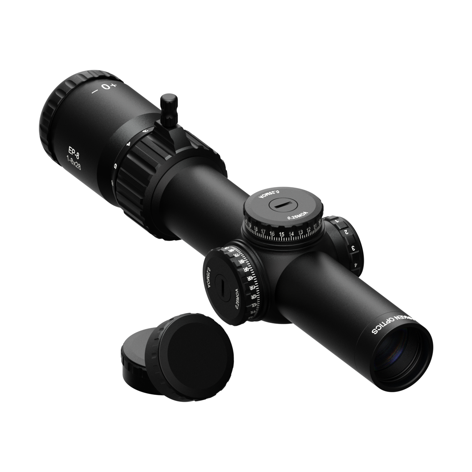 Arken Optics EP-8 1-8×28 FFP LPVO — 34mm Tube