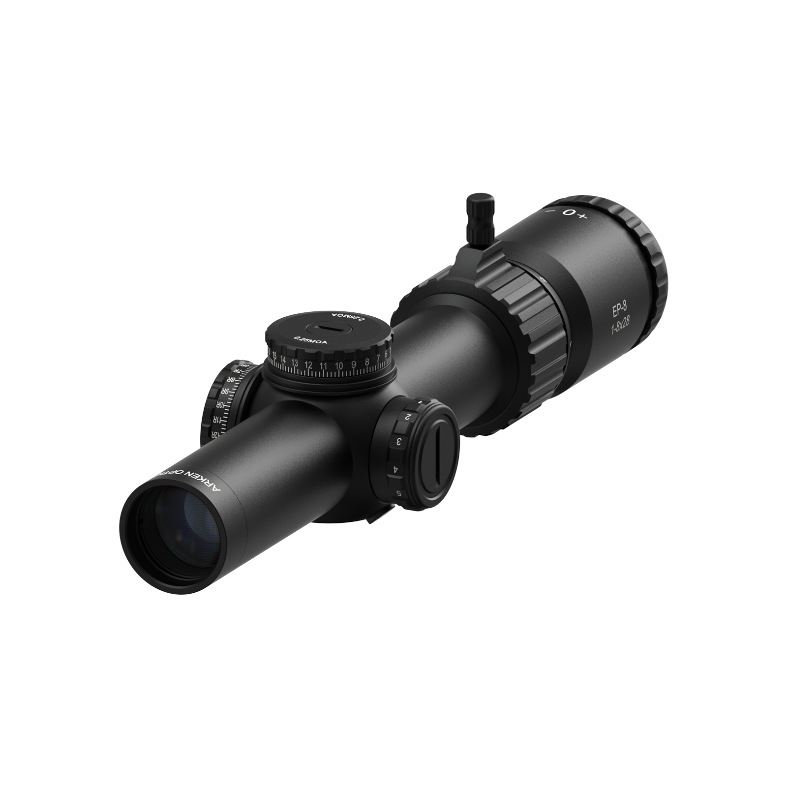 Arken Optics EP-8 1-8×28 FFP LPVO — 34mm Tube