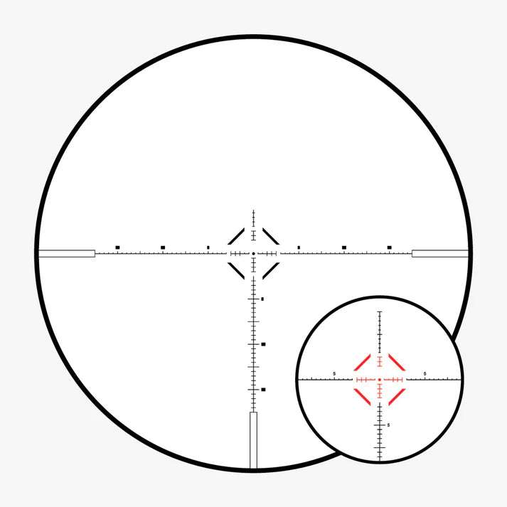Akra ORIGIN 1-10×28 SFP MRAD+ 34mm Rings